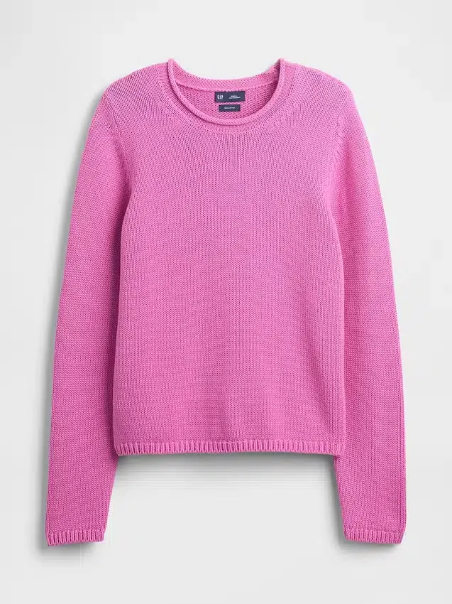 Maglione a collo alto 100% cotone