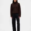 Maglione a collo alto CashSoft con punto Shaker