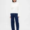 Maglione a collo alto CashSoft con punto Shaker