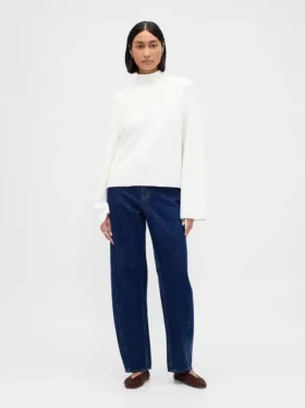 Maglione a collo alto CashSoft con punto Shaker