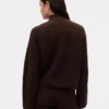 Maglione a collo alto CashSoft con punto Shaker