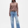 Maglione a collo alto in 100% lana merino