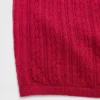 Maglione a collo alto in maglia pointelle