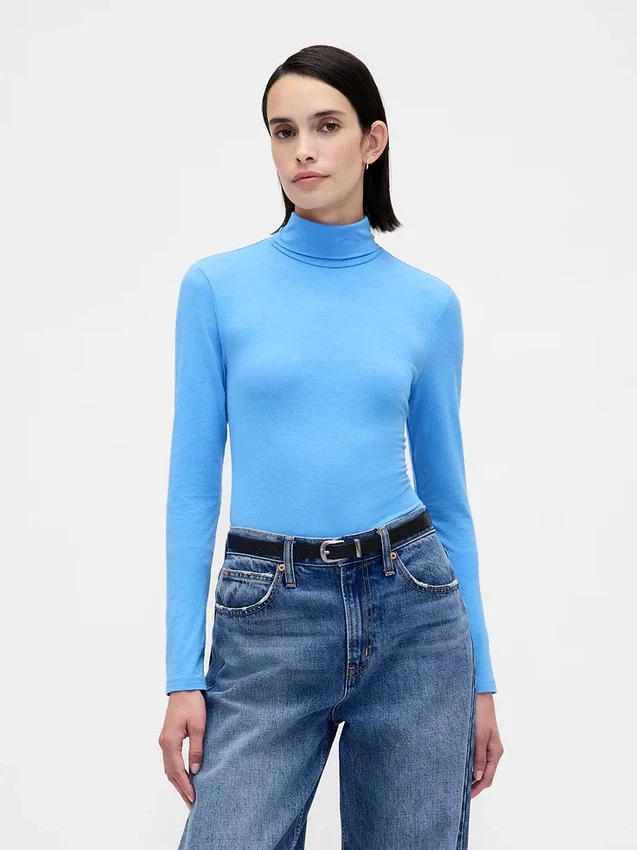 Maglione a collo alto leggerissimo