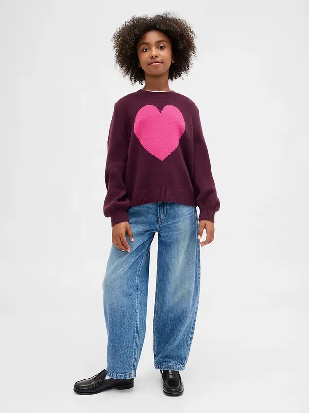 Maglione a girocollo CashSoft per bambini