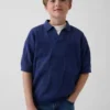 Maglione a quadri con collo Johnny per bambini