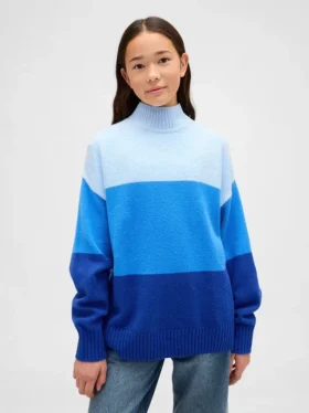 Maglione a tunica a righe CashSoft per bambini