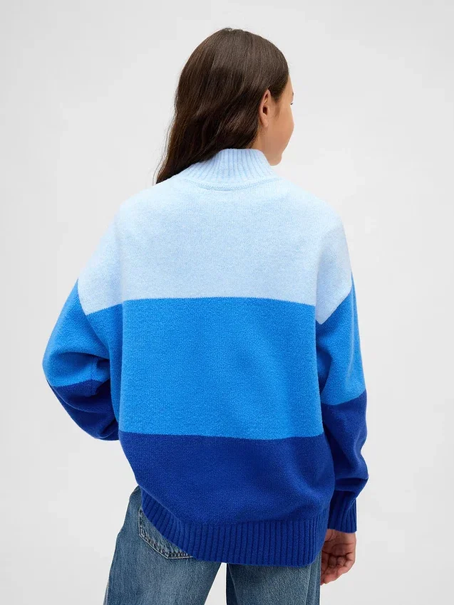 Maglione a tunica a righe CashSoft per bambini