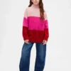 Maglione a tunica a righe CashSoft per bambini