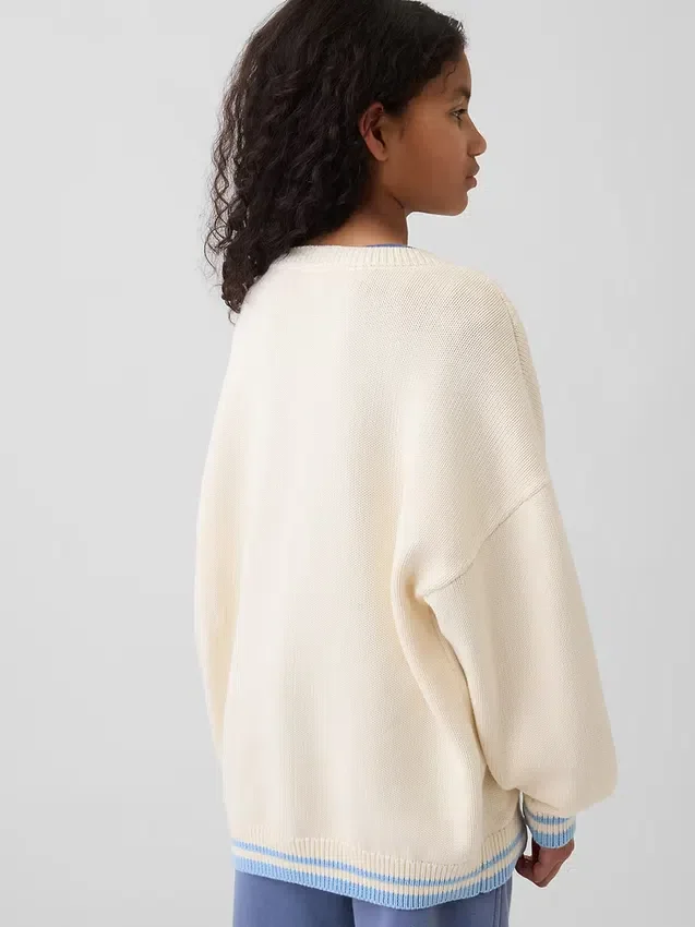 Maglione a tunica oversize per bambini