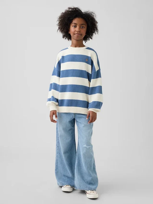 Maglione a tunica oversize per bambini