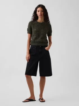 Maglione all’uncinetto 100% cotone
