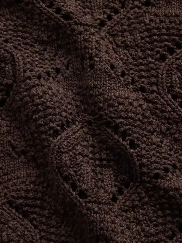 Maglione all’uncinetto 100% cotone
