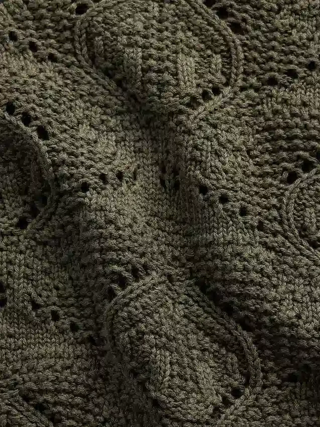 Maglione all’uncinetto 100% cotone