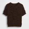 Maglione all’uncinetto 100% cotone