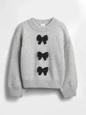 Maglione CashSoft con fiocco per neonato & bebè