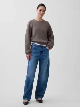 Maglione CashSoft dalla vestibilità comoda con lavorazione a trecce