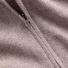 Maglione con cappuccio e zip dal taglio ampio, 100% cotone