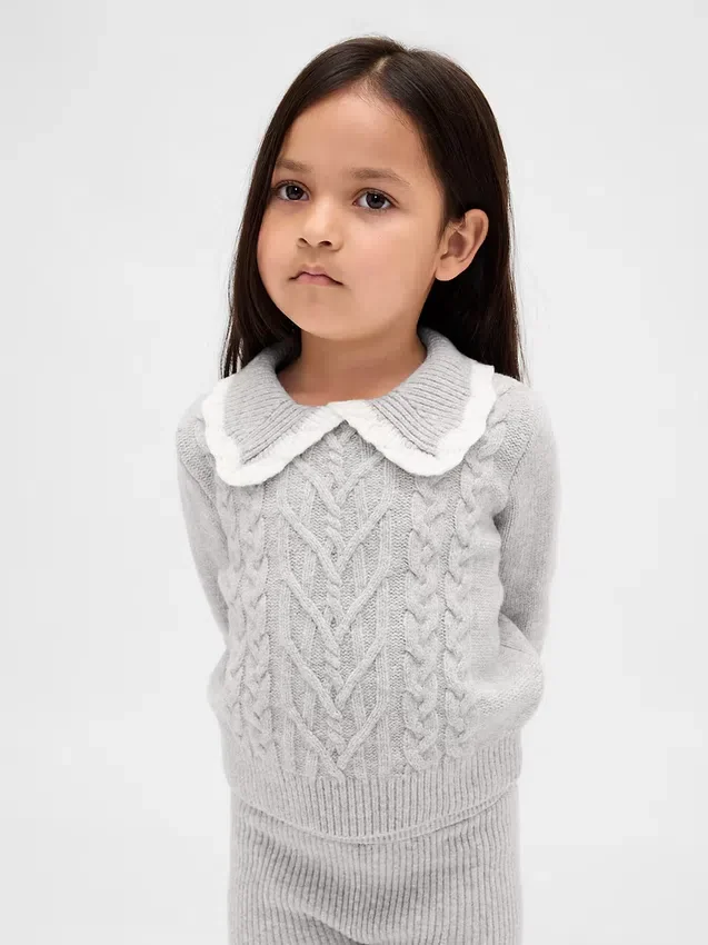 Maglione con colletto CashSoft per neonato & bebè