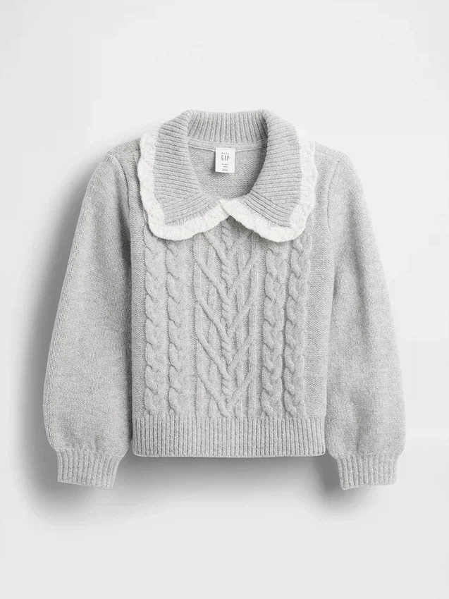 Maglione con colletto CashSoft per neonato & bebè