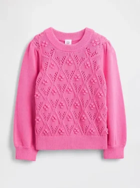 Maglione con maniche a sbuffo per neonato & bebè