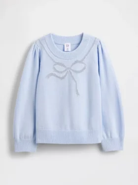 Maglione con maniche a sbuffo per neonato & bebè