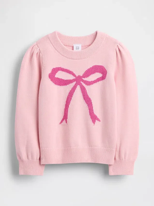 Maglione con maniche a sbuffo per neonato & bebè