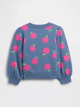 Maglione con maniche a sbuffo per neonato & bebè