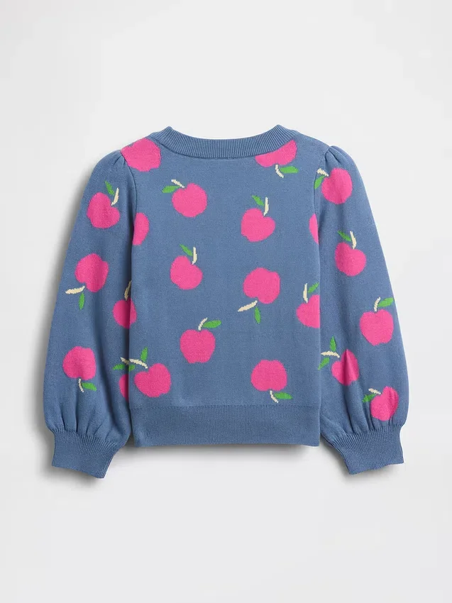 Maglione con maniche a sbuffo per neonato & bebè