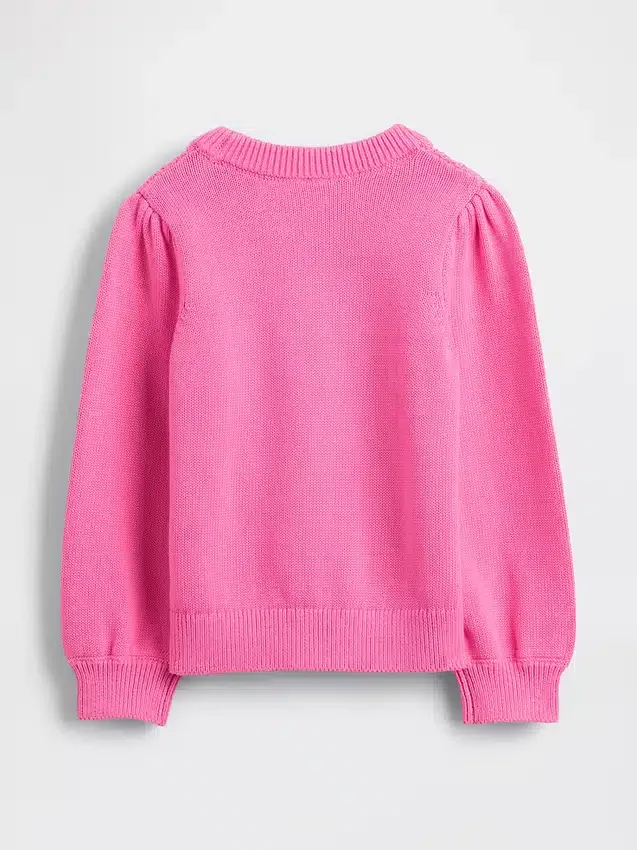 Maglione con maniche a sbuffo per neonato & bebè