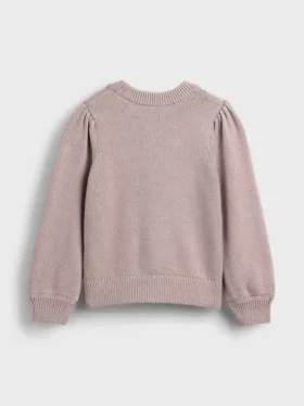 Maglione con maniche a sbuffo per neonato & bebè