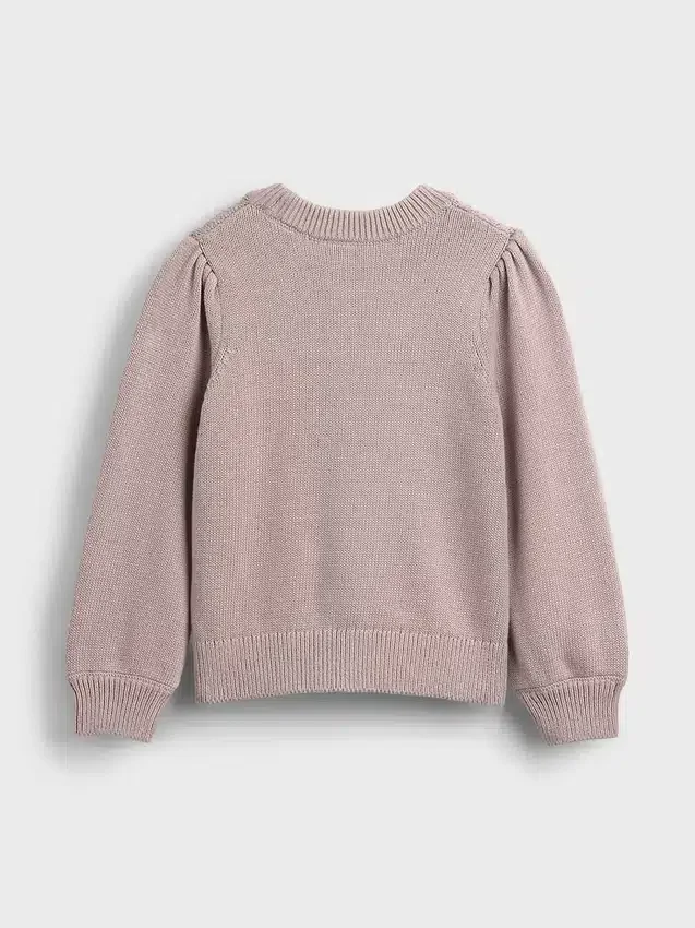 Maglione con maniche a sbuffo per neonato & bebè