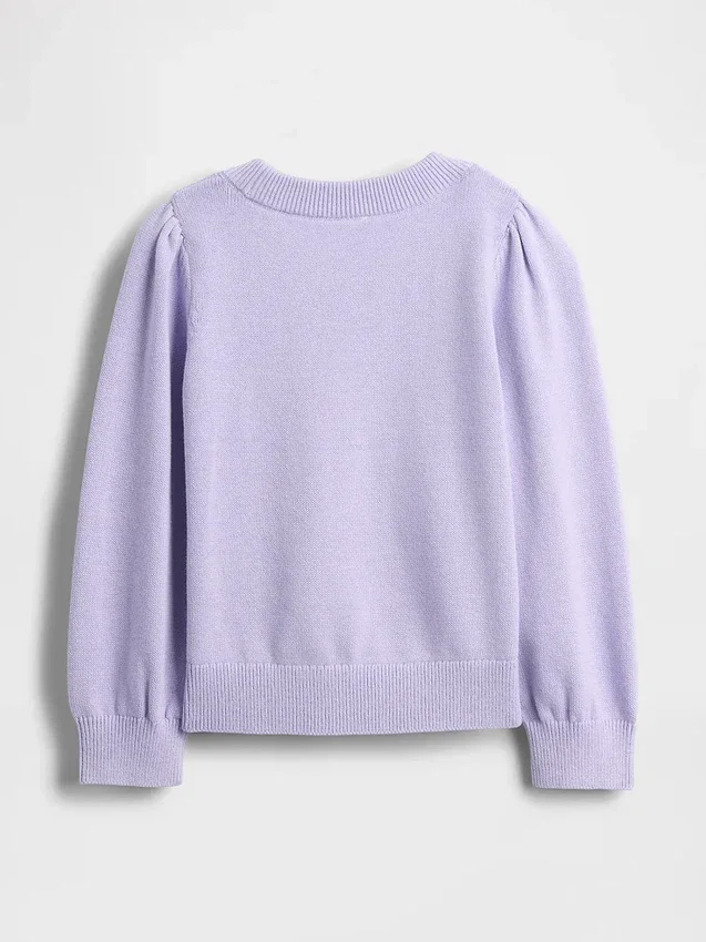 Maglione con maniche a sbuffo per neonato & bebè