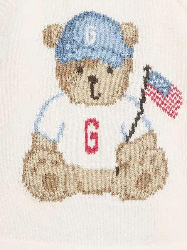 Maglione con motivo Brannan Bear Americana per neonato & bebè