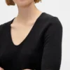Maglione corto con maniche al gomito CashSoft