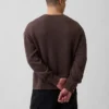 Maglione corto dal taglio morbido con collo rotondo