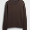 Maglione corto dal taglio morbido con collo rotondo