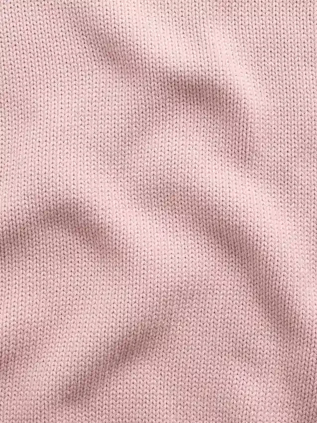 Maglione corto oversize in 100% cotone