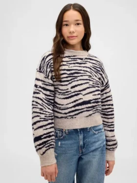 Maglione da bambino a girocollo dalla vestibilità comoda