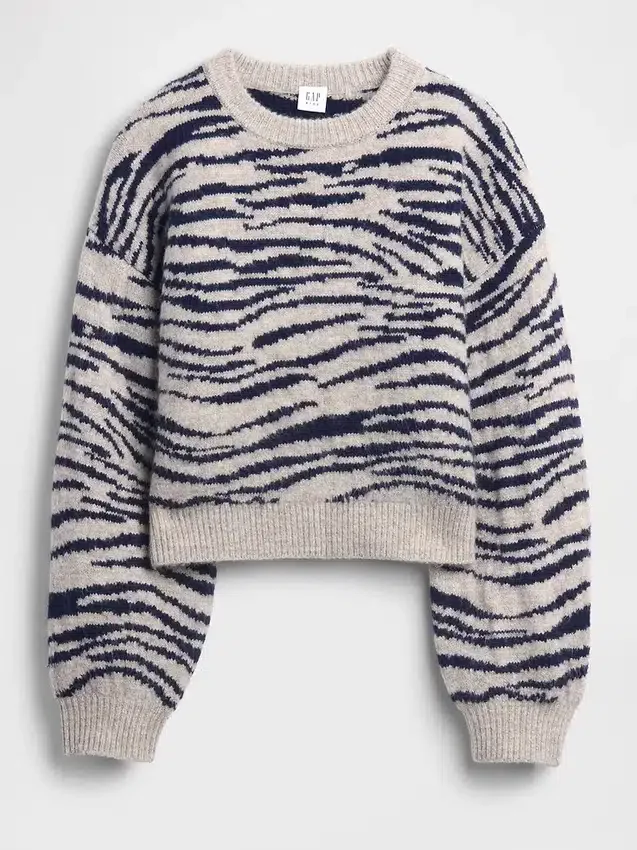 Maglione da bambino a girocollo dalla vestibilità comoda