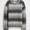 Maglione da bambino a girocollo dalla vestibilità comoda con effetto space-dye
