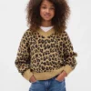 Maglione da bambino oversize con scollo a V