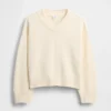Maglione da bambino oversize con scollo a V