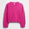 Maglione da bambino oversize con scollo a V