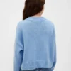 Maglione da bambino oversize con scollo a V
