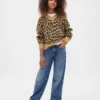 Maglione da bambino oversize con scollo a V