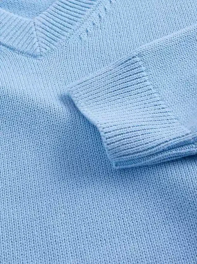 Maglione da bambino oversize con scollo a V
