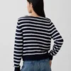 Maglione dal collo a barchetta, 100% cotone, dalla vestibilità comoda