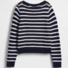 Maglione dal collo a barchetta, 100% cotone, dalla vestibilità comoda