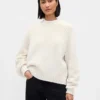 Maglione dal collo rotondo in misto cotone dal taglio morbido
